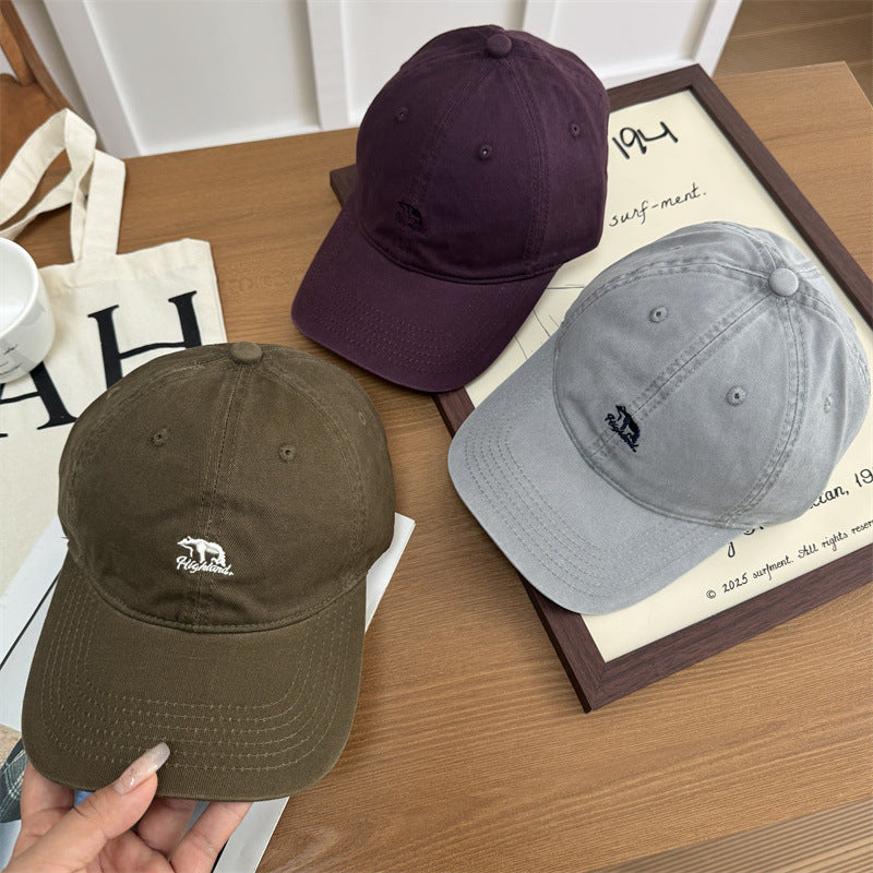 Lässige Baumwoll-Baseballkappe für Damen