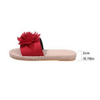 Damen Bequeme Pantoletten mit floralem Dekor EB