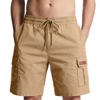 Herren Cargo-Shorts mit elastischem Bund und praktischen Taschen EB