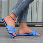 Damen bequeme und elegante Fußbettsandalen EB