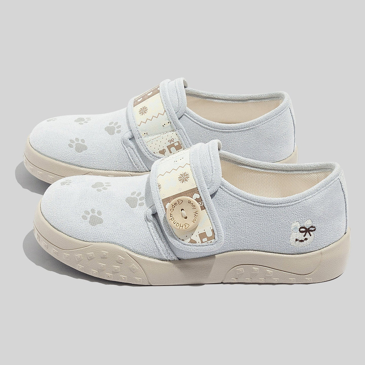 Damen Clogs mit praktischen Klettverschlüssen und tierischen Applikationen EB