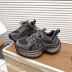 Damen Sportliche Lauf- und Freizeitschuhe mit atmungsaktiver Obermaterialstruktur und dämpfender Sohle EB