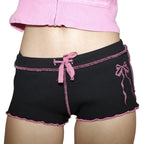 Damen Sportliche Shorts mit hohem Bund EB