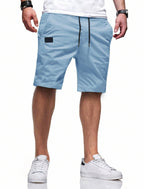 Bequeme Sport-Shorts für Herren mit Taschen und elastischem Bund