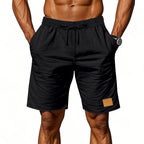Herren nan Kordelzug-Bermuda aus weichem Baumwollmix mit elastischem Bund und Seitentaschen EB