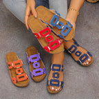 Damen Bequeme Sandalen mit modischem Riemen-Design EB