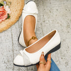 Damen elegante Ballerinas mit funkelndem Detail EB