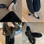 Damen Ballerinas mit zartem Schleifen-Detail und komfortablem Fußbett EB