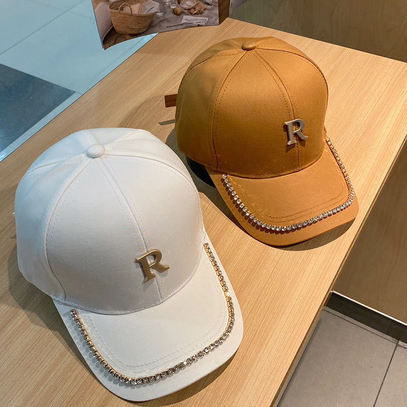 Damen-Baseballcap mit Strasssteinen