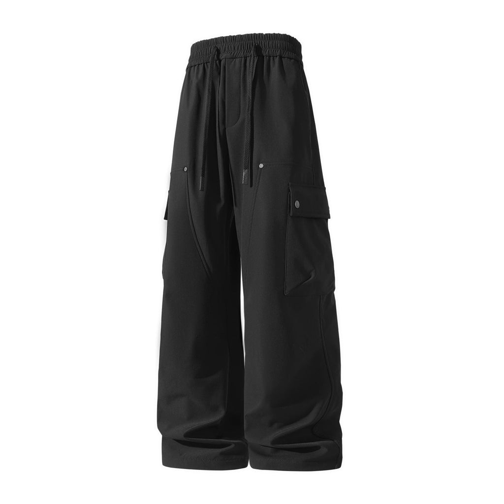 Damen Weite Cargo-Shorts mit elastischem Tunnelzugbund