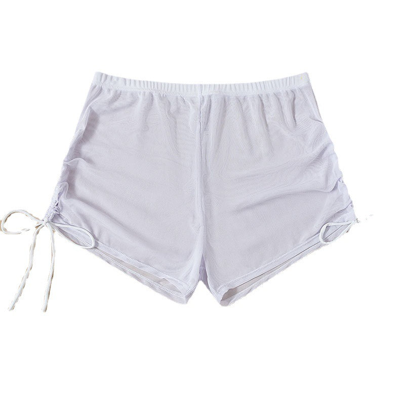 Bequeme Damen-Badeshorts mit Rüschendetails