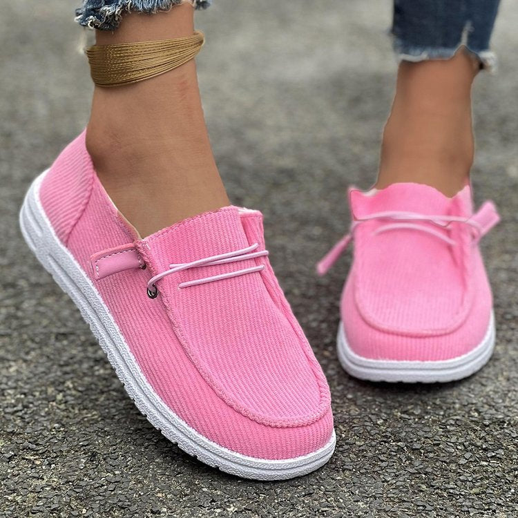 Damen Bequeme Slip-On Schuhe EB