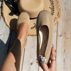 Damen Ballerinas mit flexiblem Obermaterial und rutschfester Sohle EB