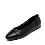 Damen Bequeme Ballerinas mit modischer Querstitching-Detail EB