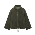 Damen Fleecejacke mit hohem Kragen und praktischen Taschen EB
