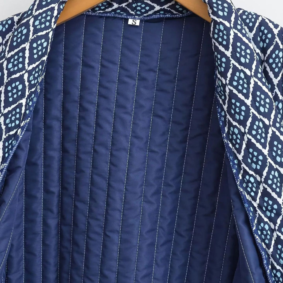 Damen Kimono-Jacke mit elegantem Muster und lockerer Passform EB