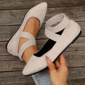Damen Ballerinas mit verstellbarem Riemen EB