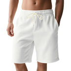 Herren-Bermudashorts mit elastischem Bund und Kordelzug