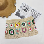 Häkelshorts mit Granny-Square-Muster für Damen