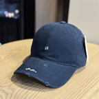 Herren-Baseballkappe im Used-Look