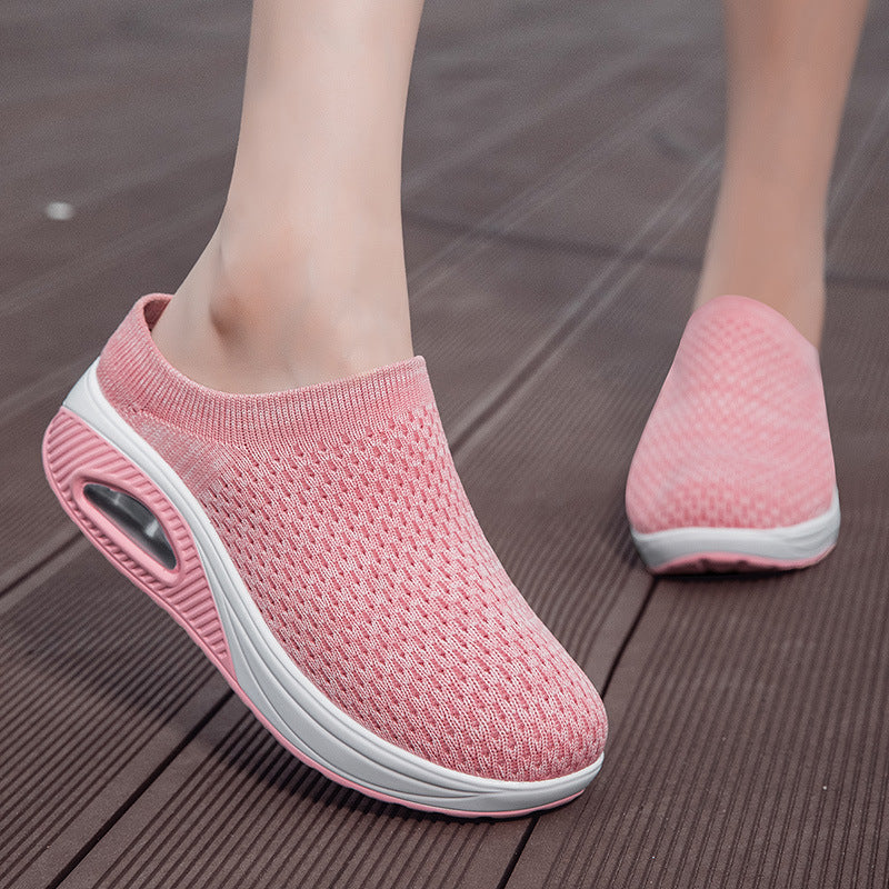 Damen Bequeme Slip-On Clogs mit Luftpolsterung und atmungsaktivem Obermaterial EB