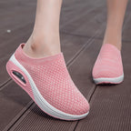 Damen Bequeme Slip-On Clogs mit Luftpolsterung und atmungsaktivem Obermaterial EB