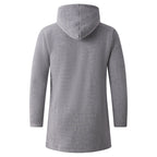 Damen gemütlicher Kapuzenmantel aus schwerem Fleece EB