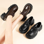 Damen Bequeme Schnürschuhe im modischen Chunky-Look EB