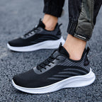 Damen Atmungsaktive Laufschuhe mit flexiblen Netz-Einsätzen und rutschfester Sohle EB