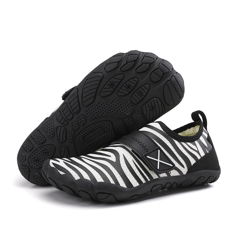 Damen Badeschuhe mit rutschfester Sohle und elastischem Design EB