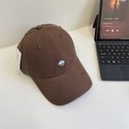 Damen Dad Hat aus Baumwolle mit Stickerei