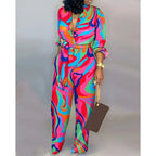 Damen Denim Jumpsuit mit modischem Patchwork-Design und praktischen Taschen EB