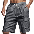 Herren Cargo-Shorts mit praktischen Seitentaschen und verstellbarem Kordelzug EB