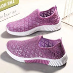 Damen atmungsaktive Freizeitschuhe mit leichtem Mesh-Obermaterial und rutschfester Sohle EB