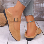 Damen Ballerinas mit verstellbarem Riemen und elegantem Design EB