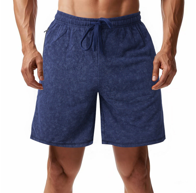 Herren-Frottee-Shorts mit elastischem Bund