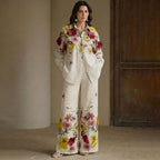 Eleganter Damen-Jumpsuit mit Blumenmuster