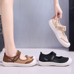 Damen Atmungsaktive und flexible Freizeitschuhe mit verstellbarem Riemen EB