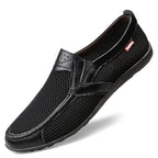 Damen atmungsaktive Slip-On Freizeitschuhe mit rutschfester Sohle EB