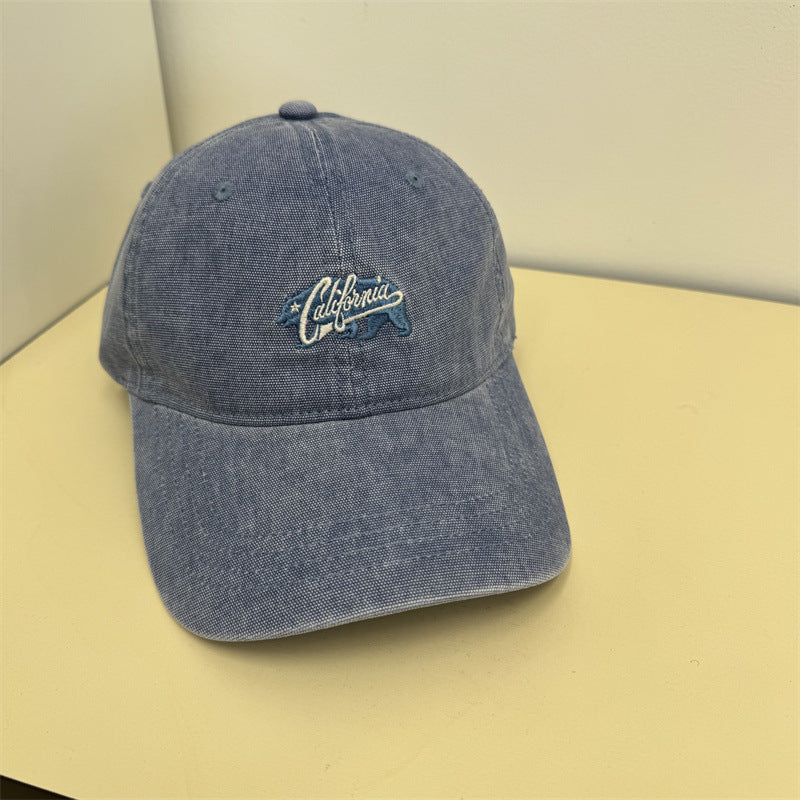 Lässige Vintage-Damen-Cap mit Stickerei