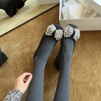 Damen Bequeme Ballerinas mit funkelndem Strassbesatz EB