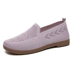 Damen Bequeme Slip-On Schuhe mit atmungsaktivem Netzwerkdesign EB
