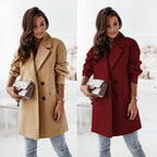 Damen klassischer Oversized-Blazer mit elegantem Revers EB