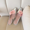 Damen Slingback Pumps mit floralen Akzenten EB