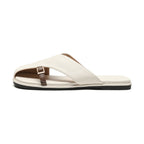 Damen Bogen-Sandalen mit trendy Riemen und komfortabler Fußbettgestaltung EB