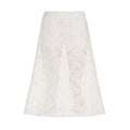 Damen Maxi-Rock aus exquisitem Spitzengewebe mit seitlichem Schlitz EB