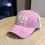 Unisex Distressed-Baumwoll-Baseballcap