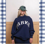 Damen-Freizeitset mit Oversized-Sweatshirt und Shorts