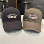 Unisex Embroidered Character Cap