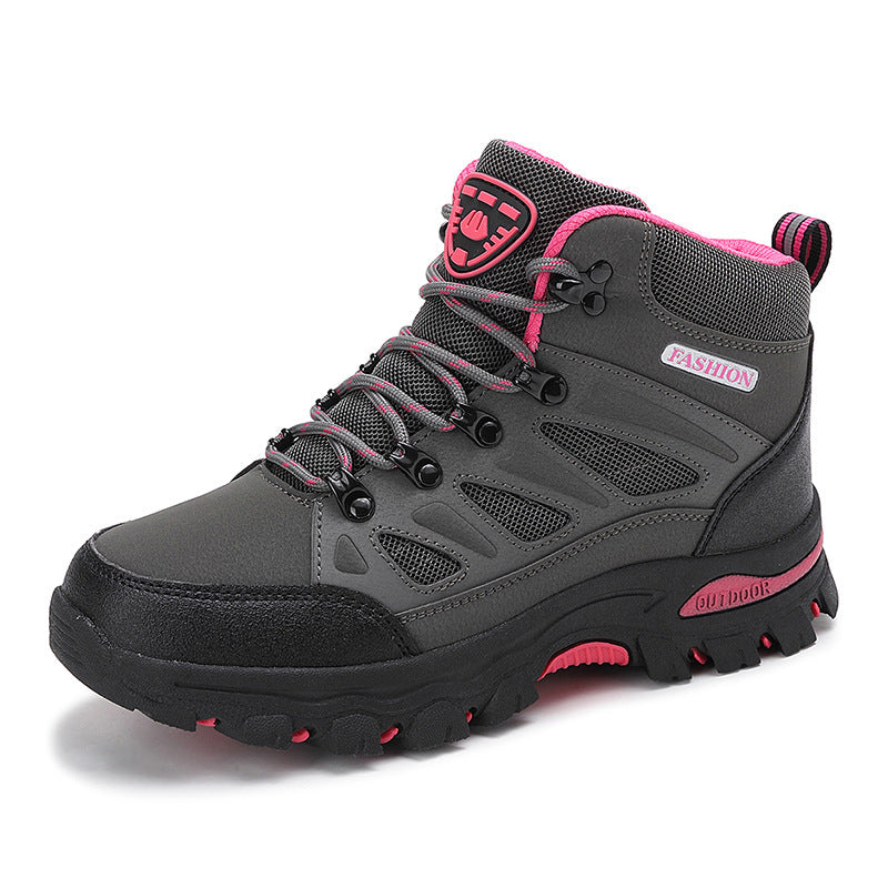 Damen Hochleistungs-Wanderschuhe mit rutschfester Profilsohle und atmungsaktivem Obermaterial EB